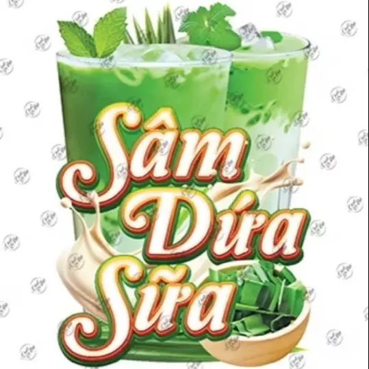 Hình ảnh Sâm Dứa Sữa Đá - Ly 700ml