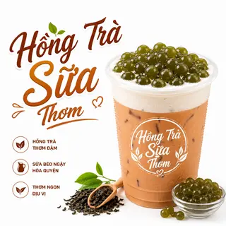 Hình ảnh Hồng Trà Sữa 