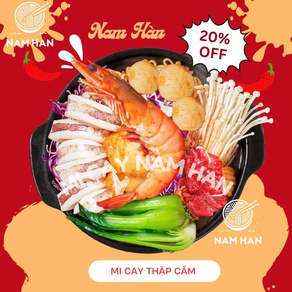 Hình ảnh Mì cay thập cẩm