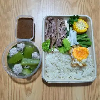 Hình ảnh Cơm ngon thịt Dê hấp sả