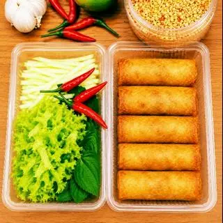 Hình ảnh Combo 5 cuốn chả giò nhân tôm