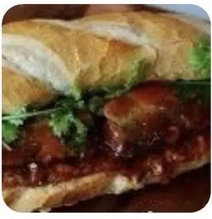 Hình ảnh Bánh mì cá Nục