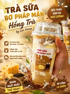 Hình ảnh Hồng trà bơ Pháp