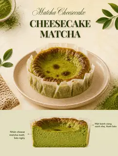 Hình ảnh CheeseCake Matcha