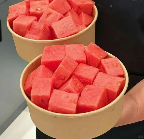 Hình ảnh dưa hấu gọt sẵn