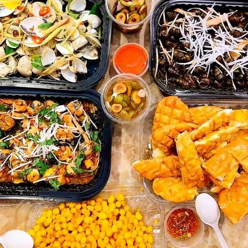 Hình ảnh Ốc lẫn luộc mắm