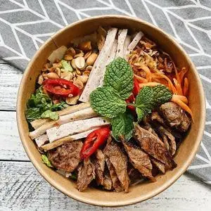 Hình ảnh Bún Chả Trộn Thịt Nướng Đặc Biệt Sài Gòn