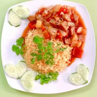 Hình ảnh CƠM CHIÊN NẤM LÚC LẮC CHAY