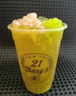 Hình ảnh Trà nho xanh thủy tinh