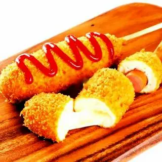 Hình ảnh Hotdog xúc xích pho mai kéo sợi - hàn quốc sai đại - 1 cái