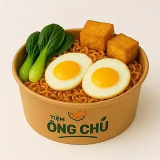 Hình ảnh Mì trộn Indomie 2 trứng ốp la