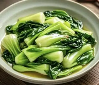Hình ảnh CẢI THÌA XÀO DẦU HÀO / 蚝油炒小白菜 / Bok Choy with Oyster Sauce