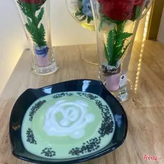 Hình ảnh Tàu hũ sốt matcha mặn