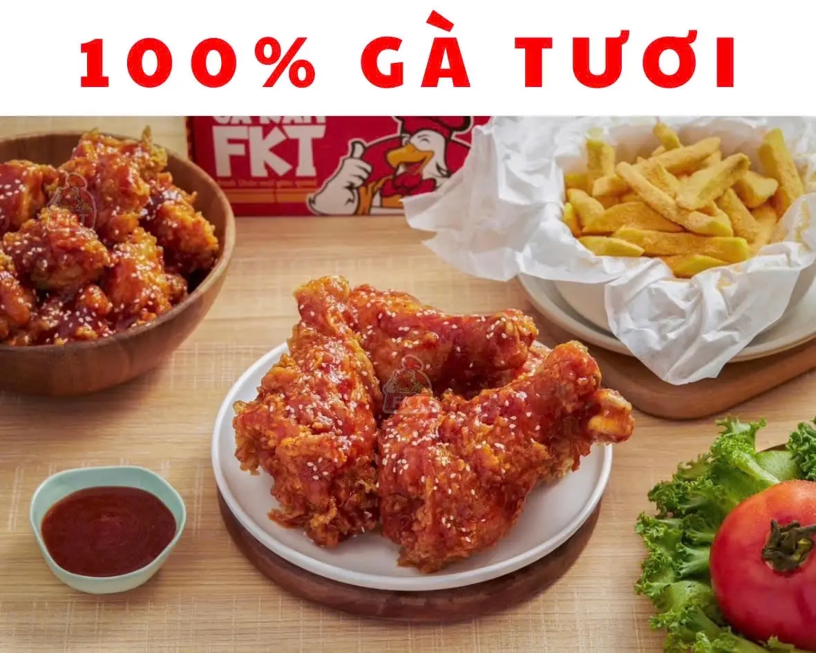 Hình ảnh Combo Gà Rán Ngon (Gà Rán, Khoai, Nước)