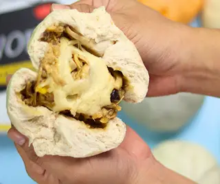 Hình ảnh bánh bao bò phô mai