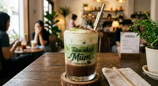 Hình ảnh Matcha cacao kem muối-size 700ml
