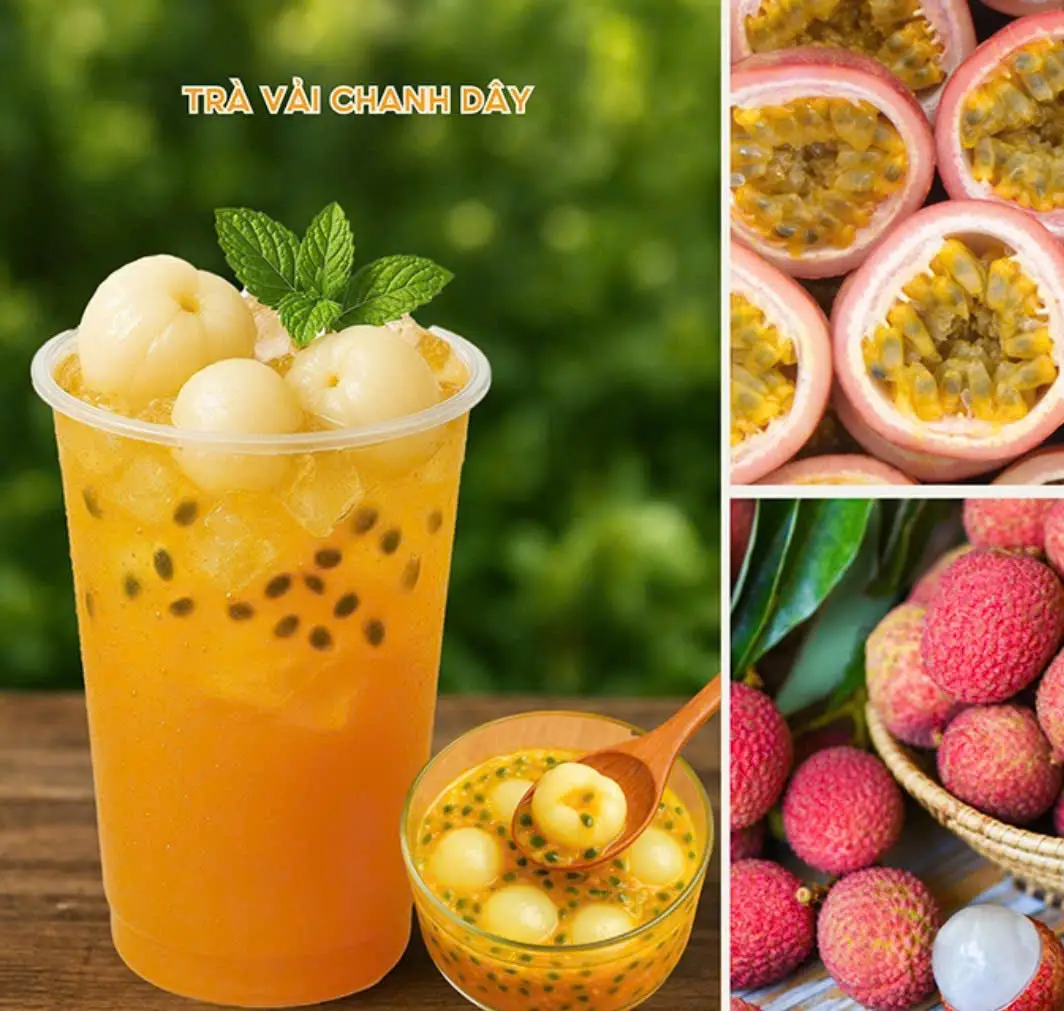 Hình ảnh Trà Vải Chanh Leo