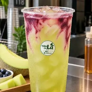 Hình ảnh Trà Dưa Lưới Việt Quất - Cốc lớn size L