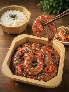 Hình ảnh Tôm Sốt Cay Hàn Quốc Size M