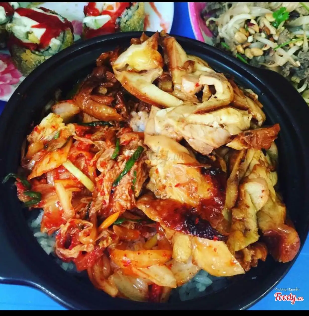 Hình ảnh Cơm gà kim chi