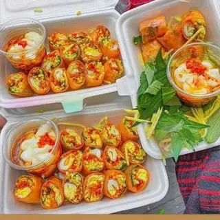 Hình ảnh Bánh Tráng Cuốn Pate Chà Bông