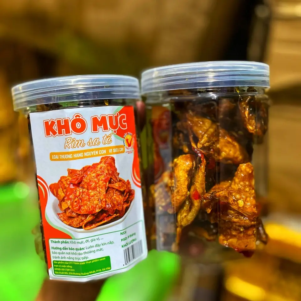 Hình ảnh Khô mực rim sa tế - 200gr