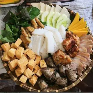 Hình ảnh bún đậu đầy đủ
