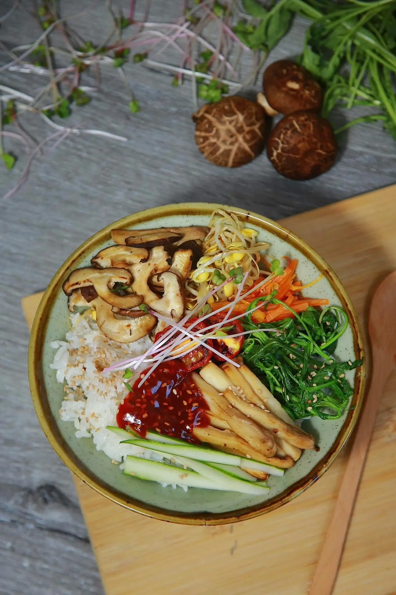 Hình ảnh Cơm Trộn Hàn Chay 