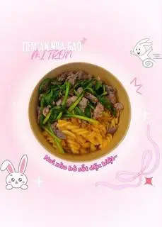 Hình ảnh nui xào bò sốt đặc biệt