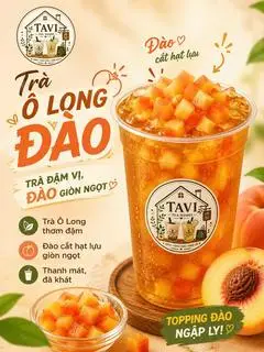 Hình ảnh Trà Ô Long Đào