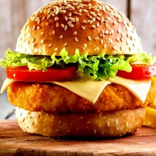 Hình ảnh Combo Burger Tôm phô mai - Coca-Cola