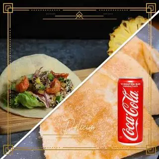 Hình ảnh 1 TACO PULLED PORK PINEAPPLE + 1 CHEESE QUESADILLA + 1 COCA