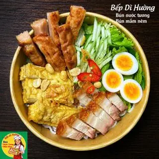 Hình ảnh Bún mắm nêm Heo quay - Nem nướng