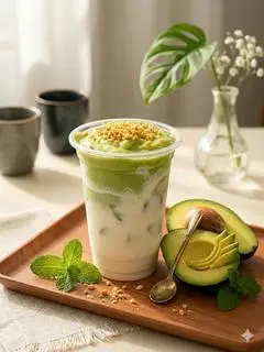 Hình ảnh Bơ già dừa non (500ml)