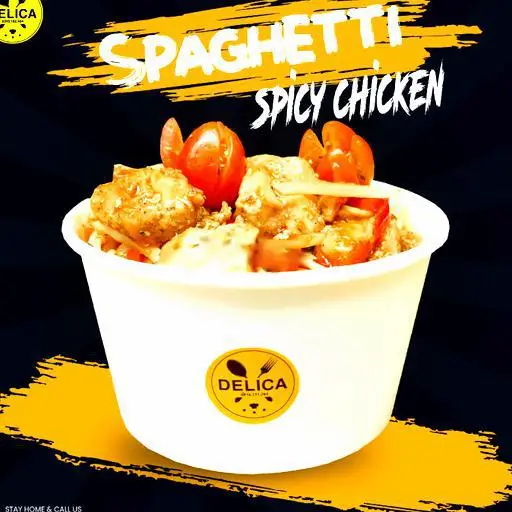 Hình ảnh Mì Ý Spaghetti gà cay - Korean Hot Spicy Chicken Pasta