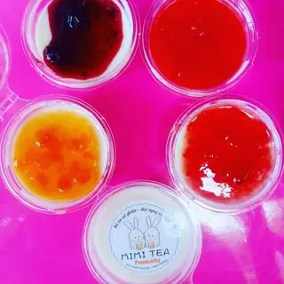 Hình ảnh Panna cotta đào