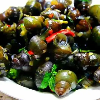 Hình ảnh Ốc Lẫn Xào Sả Ớt