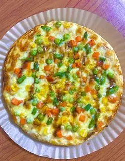 Hình ảnh Pizza Chay Rau Củ  ( ăn chay ,ăn mặn được ) 