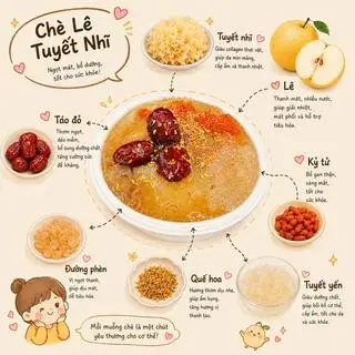 Hình ảnh Chè Lê Tuyết Nhĩ