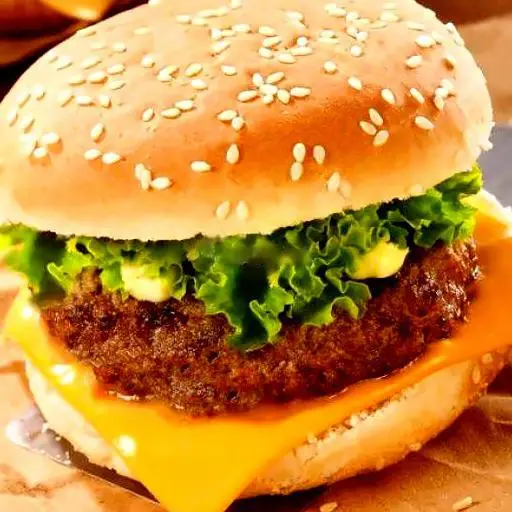 Hình ảnh Combo Burger Bò phô mai - Coca-Cola