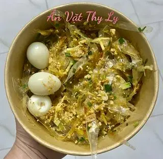Hình ảnh Bánh Tráng Trộn Mỡ Hành