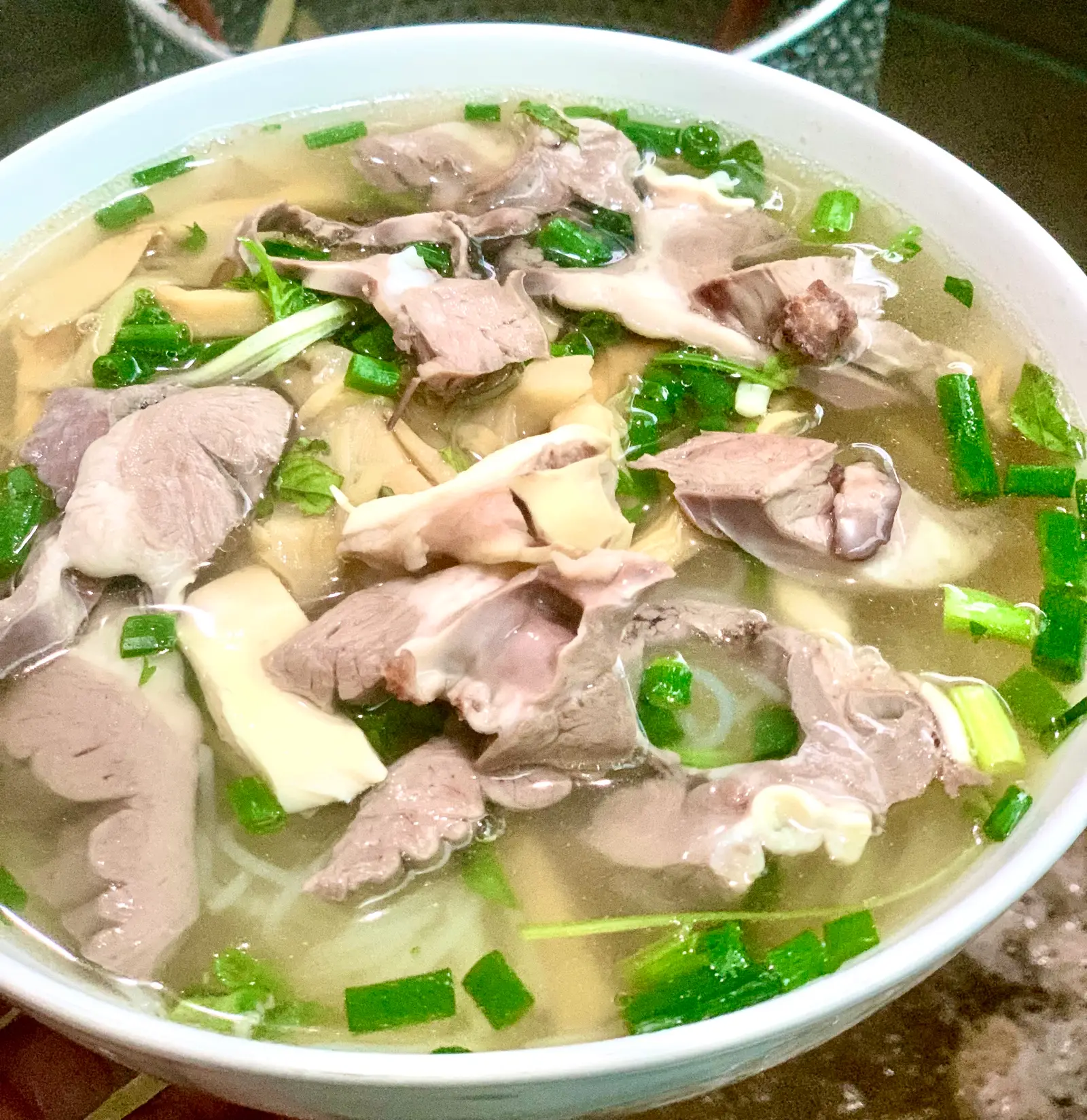 Hình ảnh Bún cuống tim - cật