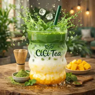 Hình ảnh Matcha xoài 