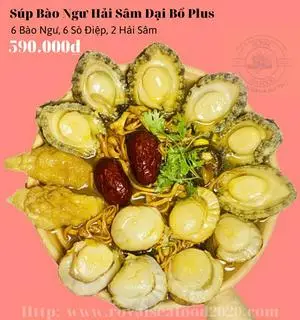 Hình ảnh súp bào ngư hải sâm đại bổ plus