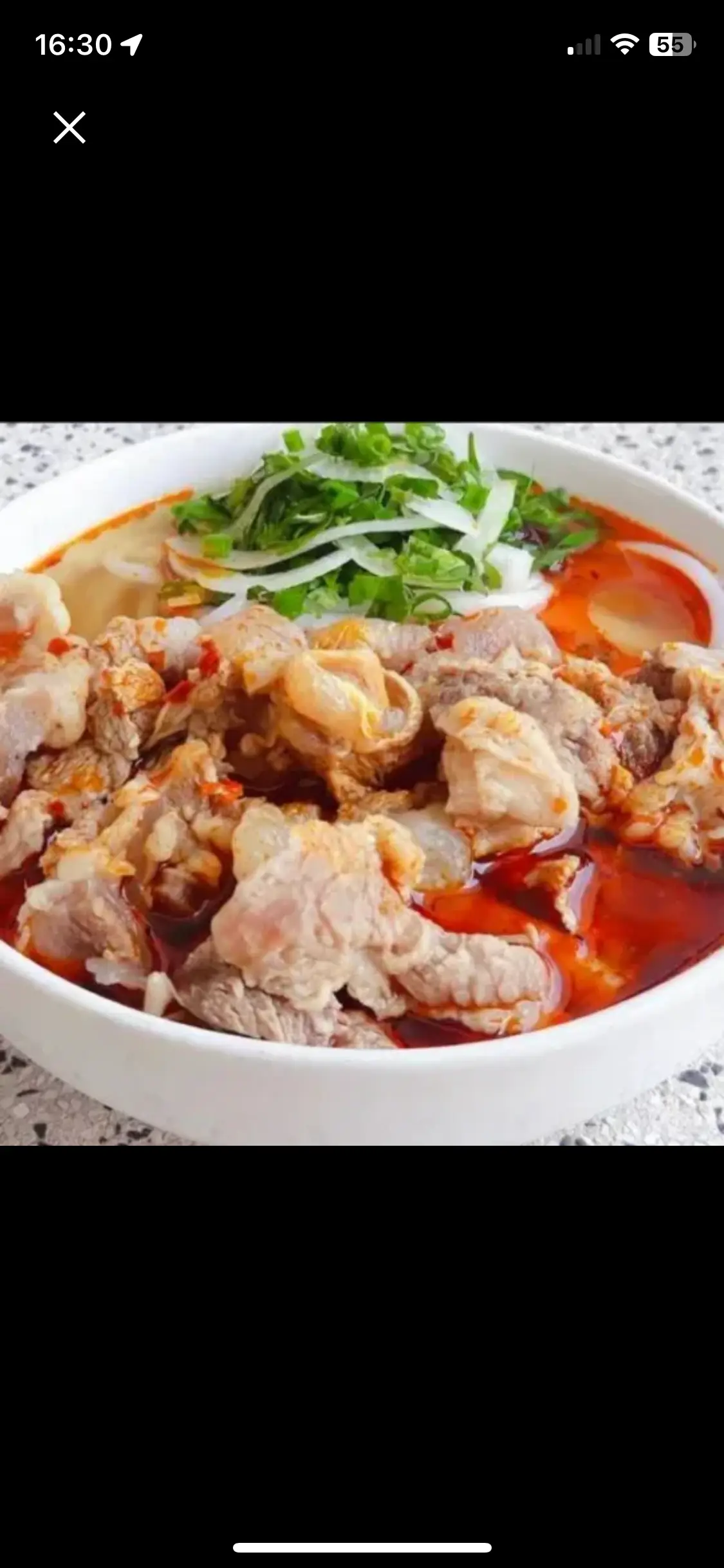 Hình ảnh Bún bò huế( Bắp bò, gân)