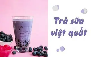 Hình ảnh Trà Sữa Việt Quất