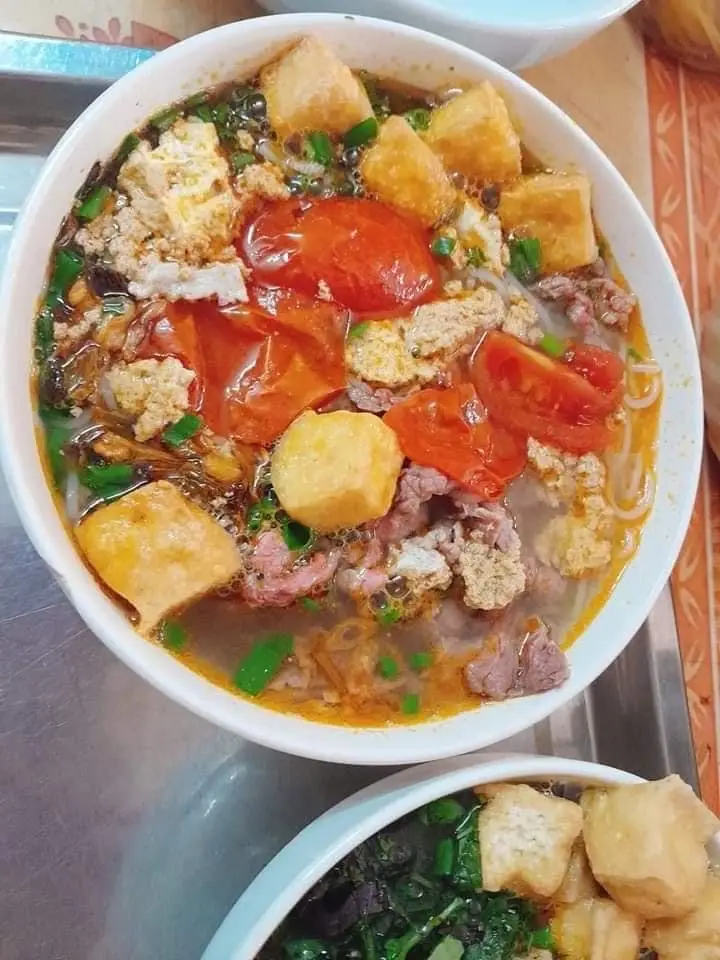 Hình ảnh bún riêu cua bò