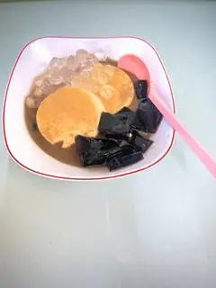 Hình ảnh Flab topping sương sáo+trân châu trắng sữa tươi cafe 