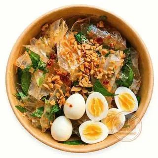 Hình ảnh Bánh Tráng Phơi Sương Trộn Sate Tỏi