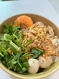 Hình ảnh Phở Trộn Tôm Mọc